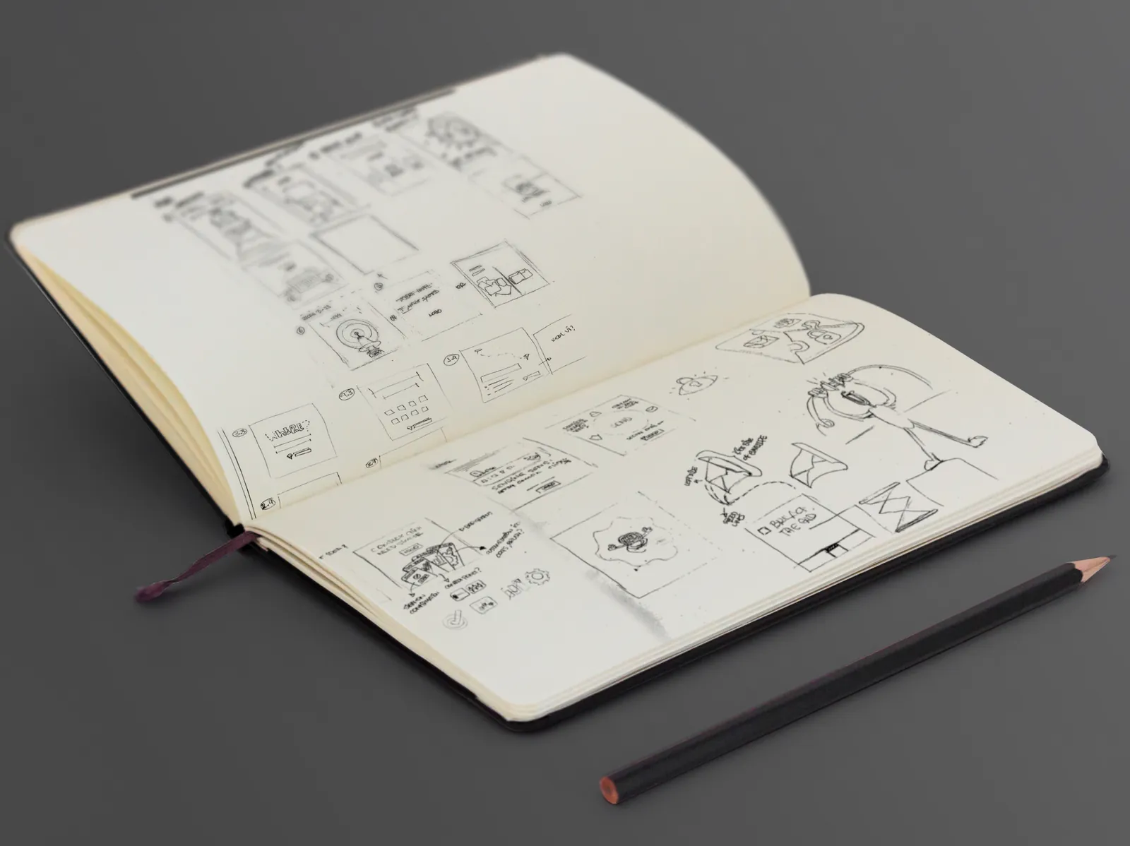 Concept explorations: layout and hierarchy