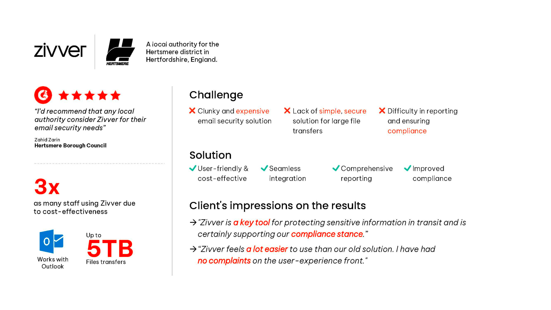Customer case studies spread